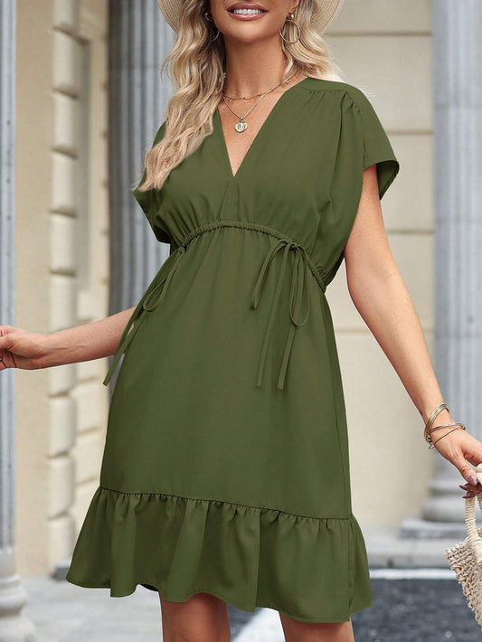 Zomerse mini-jurk met een vloeiend en charmant ontwerp