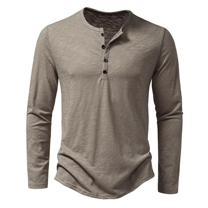 Yannick Bloes | Heren Henley Blouse