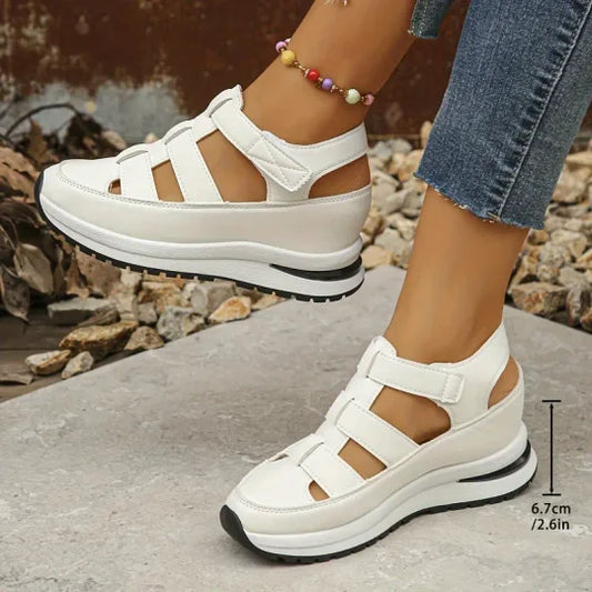 Clara - holle plateausandalen voor dames