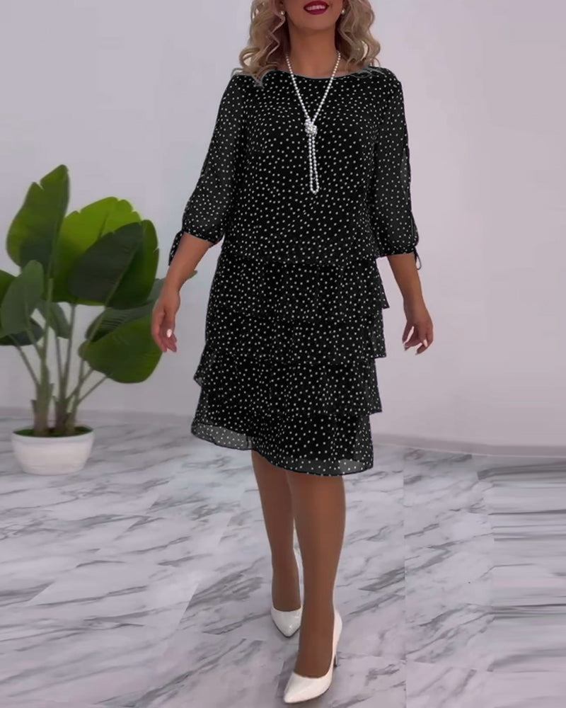 Elegante herfstjurk