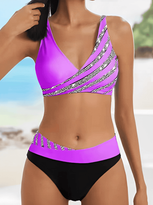Ami - Gestreepte luxe zomerbikini