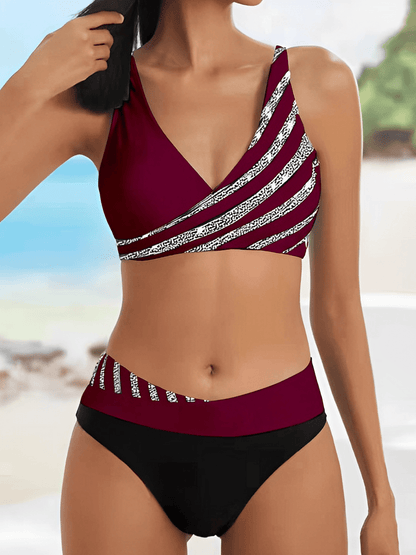 Ami - Gestreepte luxe zomerbikini