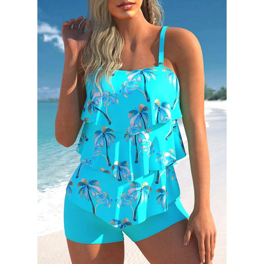 Ami - Stijlvolle blauwe tankini