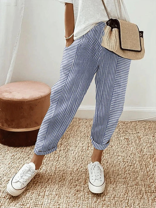 Gestreepte broek Elegant en veelzijdig
