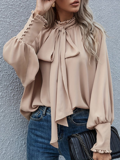 Francy Bloes | Blouse met lange mouwen en ruches