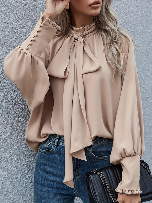 Francy Bloes | Blouse met lange mouwen en ruches