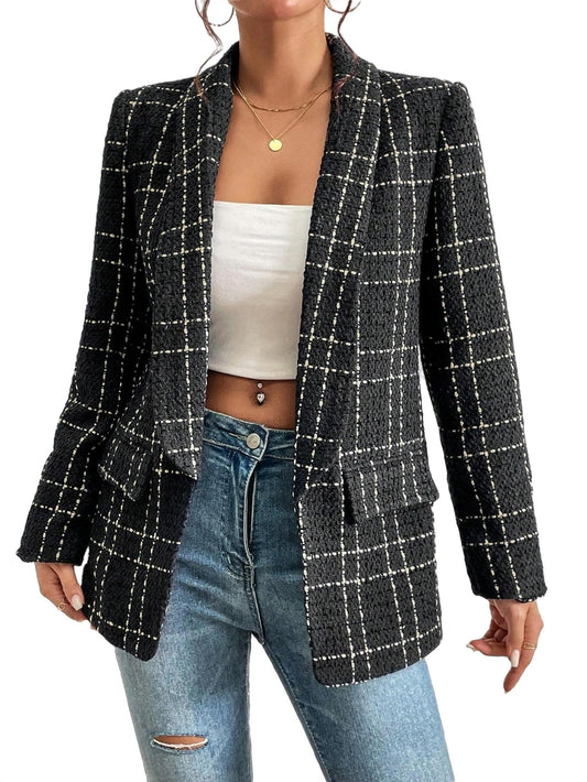 Clara – Geruite Blazer