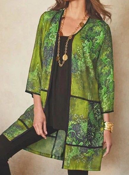 Wanda Blouse | Lange Blouse met Bloemenprint