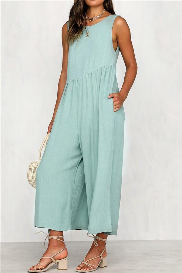 Casual-vest-brede-pijpen-jumpsuit