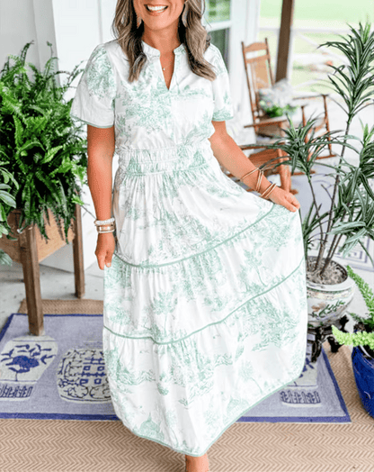 Klassieke charme maxi jurk