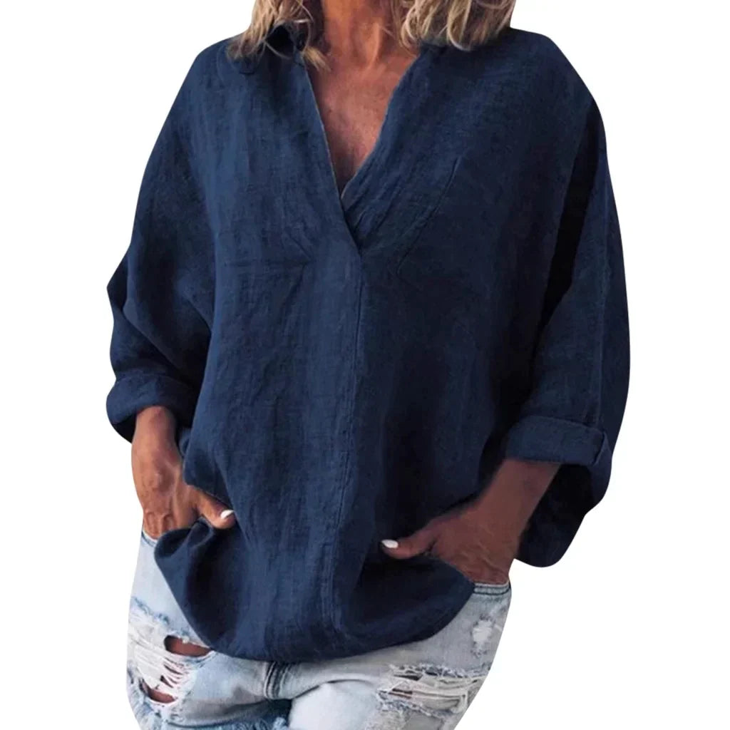 Henly - T-shirt met lange mouwen en een opvallende stijl