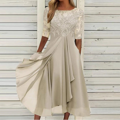 Brivona™ Elegante Kanten Jurk