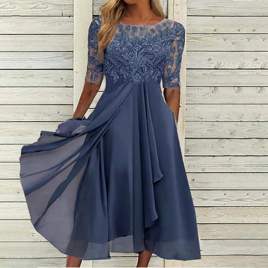 Brivona™ Elegante Kanten Jurk
