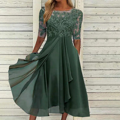 Brivona™ Elegante Kanten Jurk