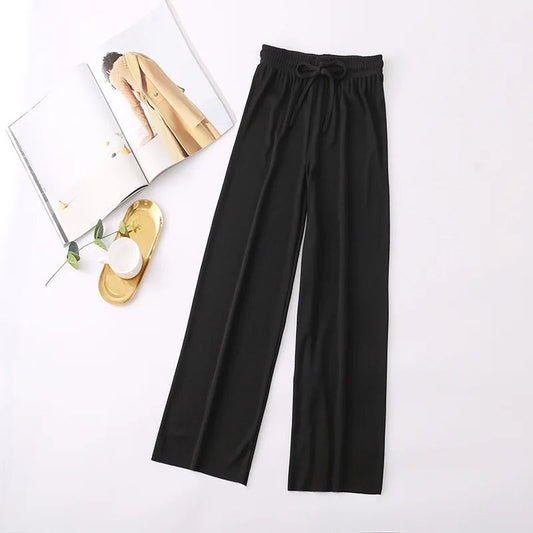 Zachte gebreide broek