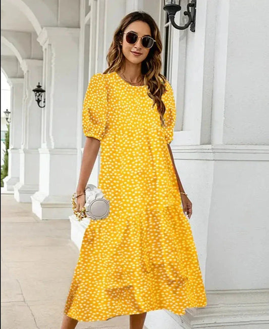 Jurk met print voor de zomer