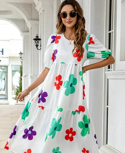 Jurk met print voor de zomer