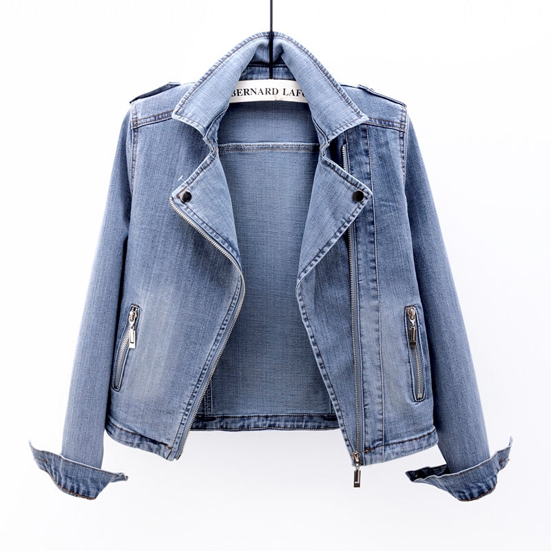 Aerin | Chique en comfortabel damesjack van verwassen denim