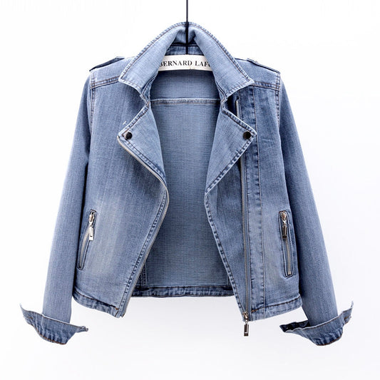 Aerin | Chique en comfortabel damesjack van verwassen denim