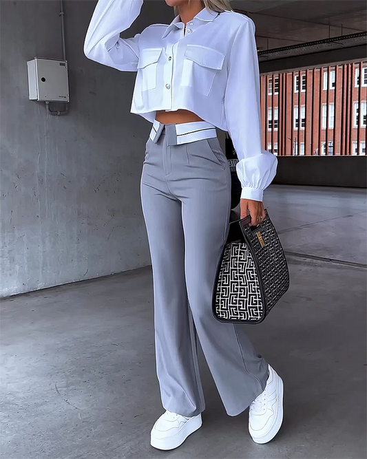 Emma | Luxe Fluwelen Blouse | Chic en Comfortabel | Zachte Stof