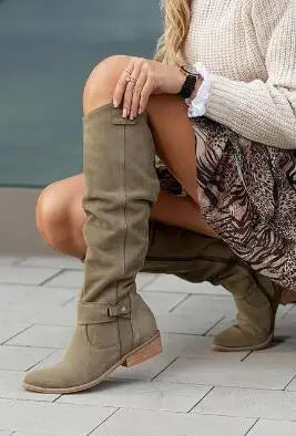 Trendy, ondersteunende laarzen met rits en hak