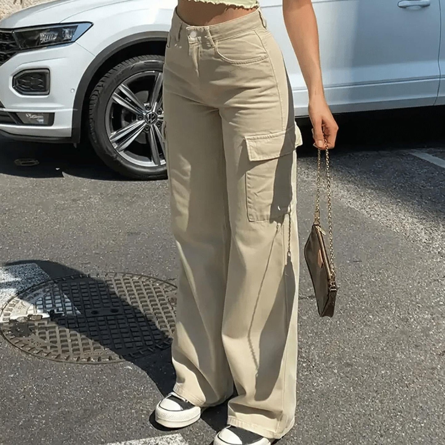 Cheska - Stijlvolle Cargo Broek voor Vrouwen