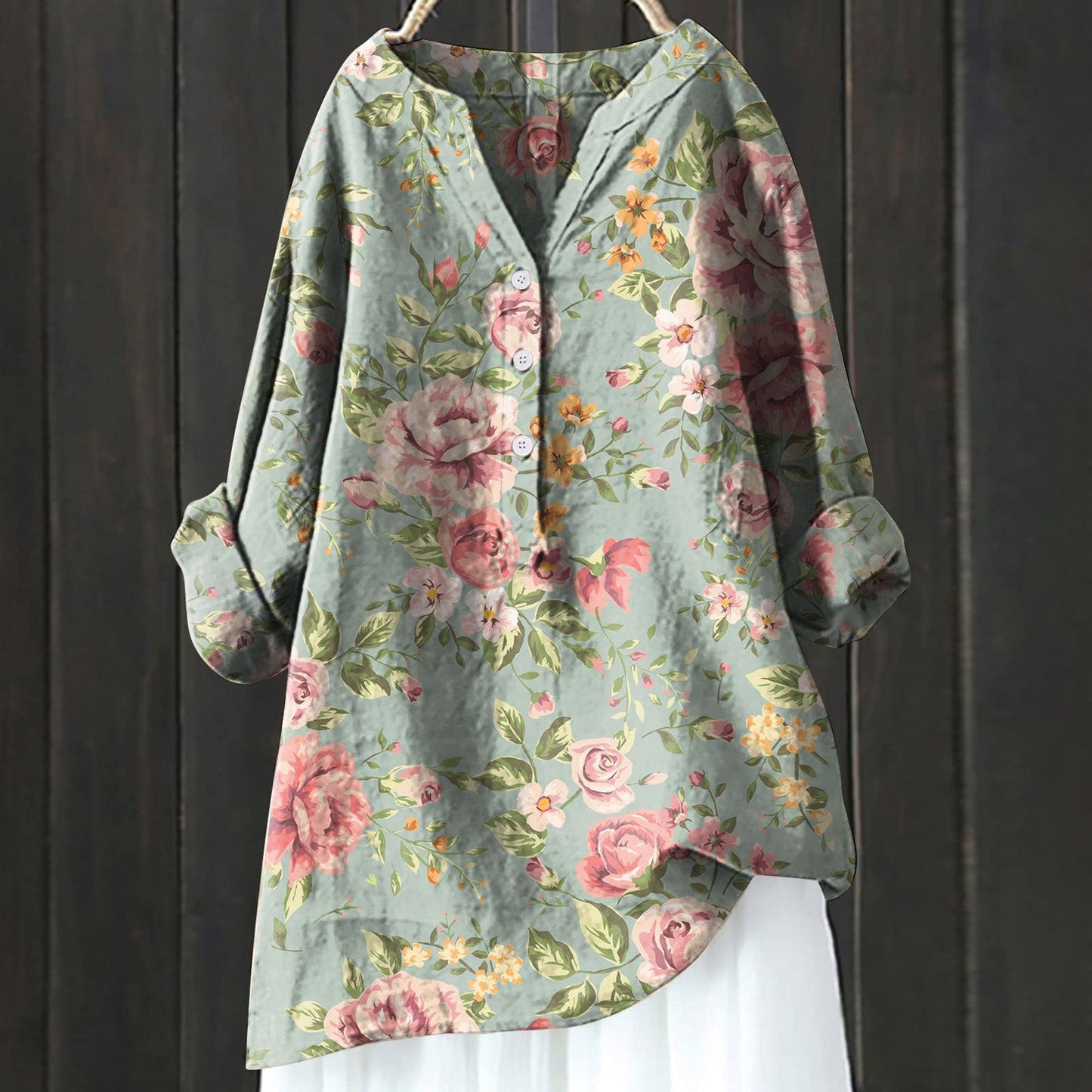 Juliette™ Bloemen Overhemd Jurk