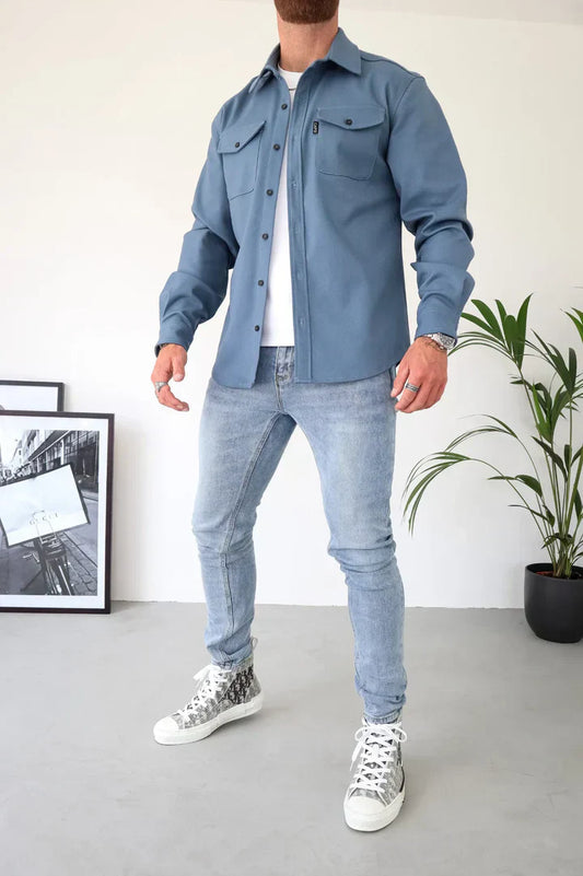 Adam - Overhemdjasje met knoopsluiting