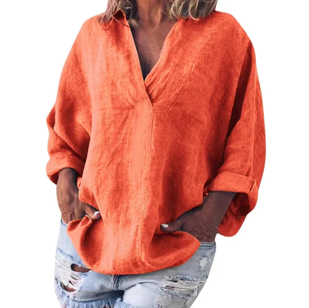 Henly - T-shirt met lange mouwen en een opvallende stijl
