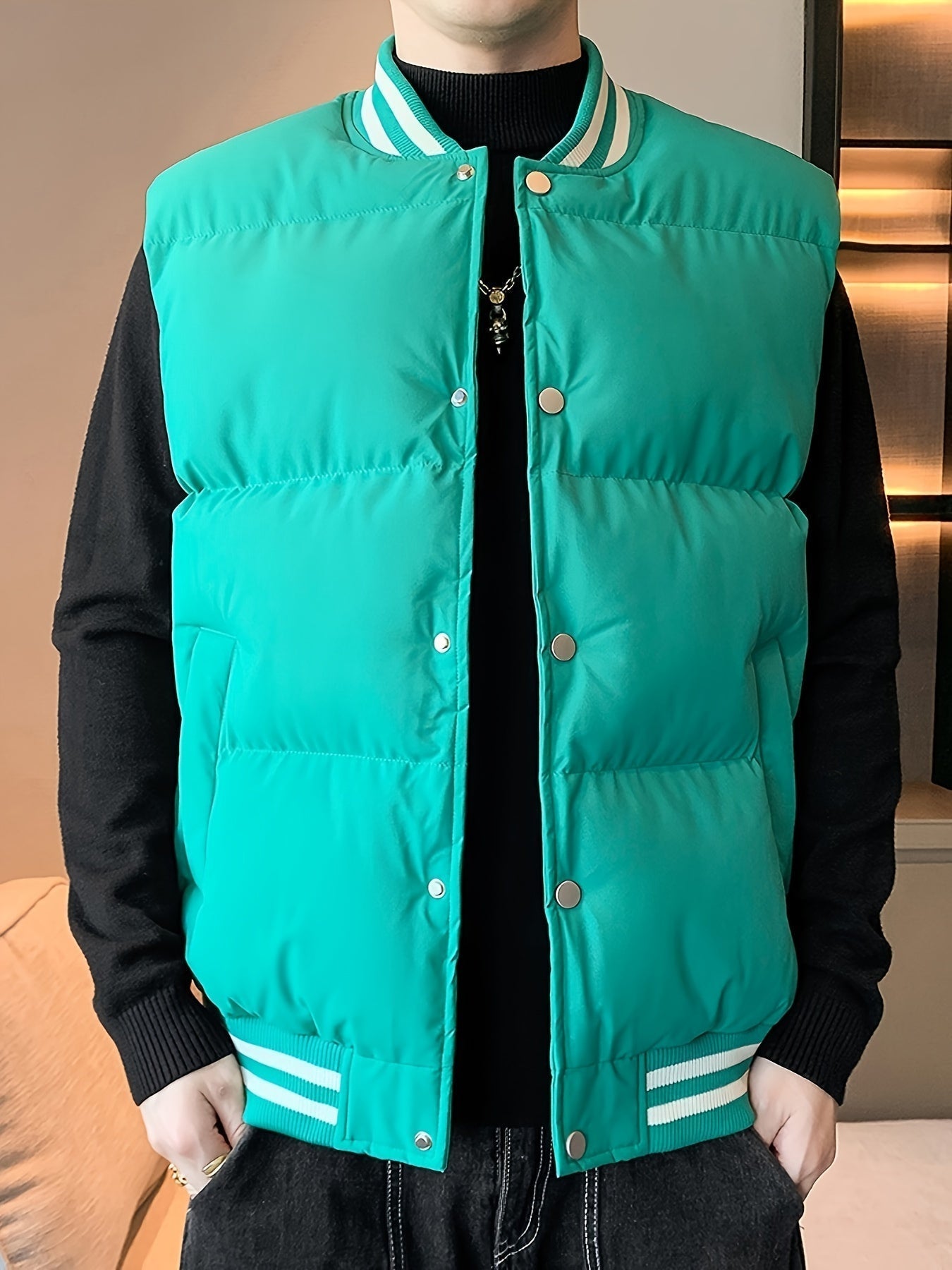 Adam | Warm gewatteerd herenvest