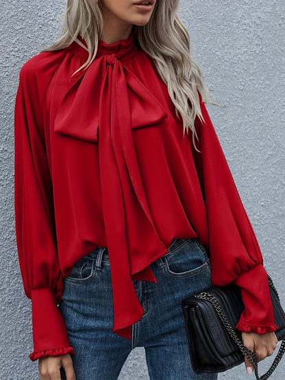 Francy Bloes | Blouse met lange mouwen en ruches