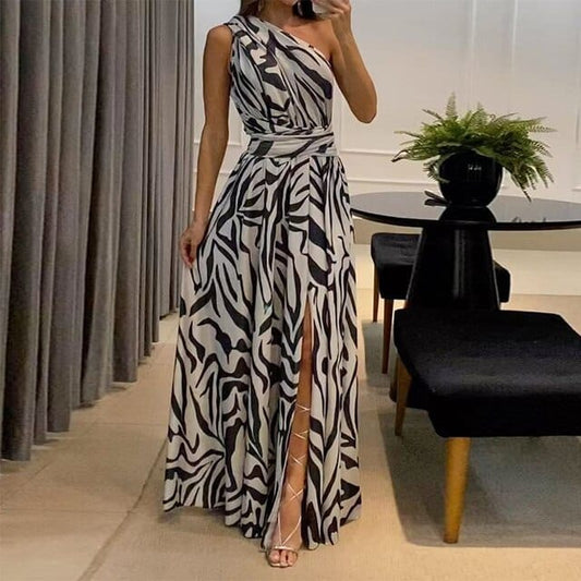 Modieuze jurk met print