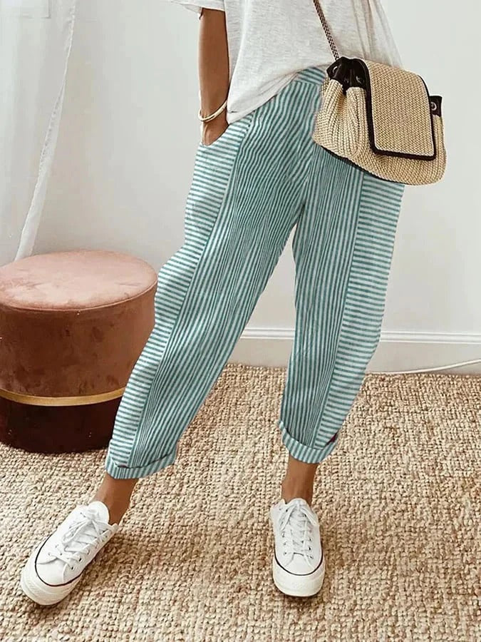 Gestreepte broek Elegant en veelzijdig