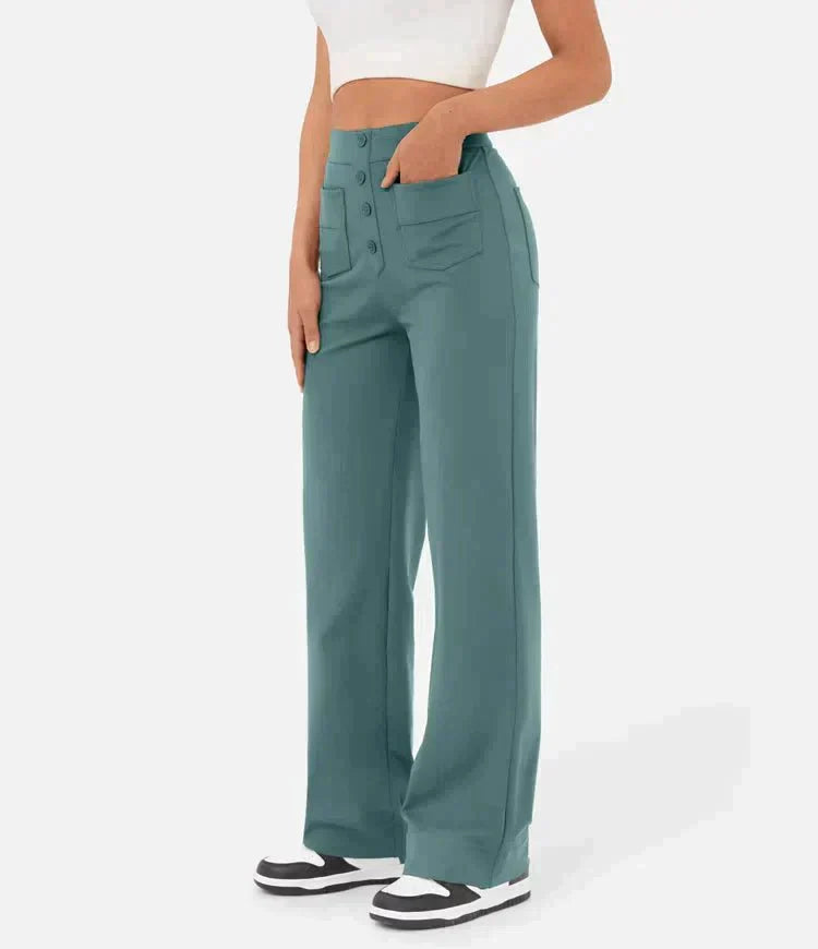Lotte - Comfortabele Elastische Casual Broek