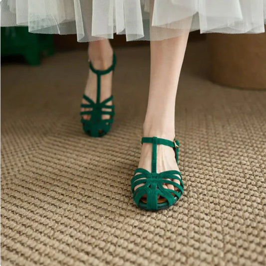 Yasmin® | Platte sandalen met bandjes