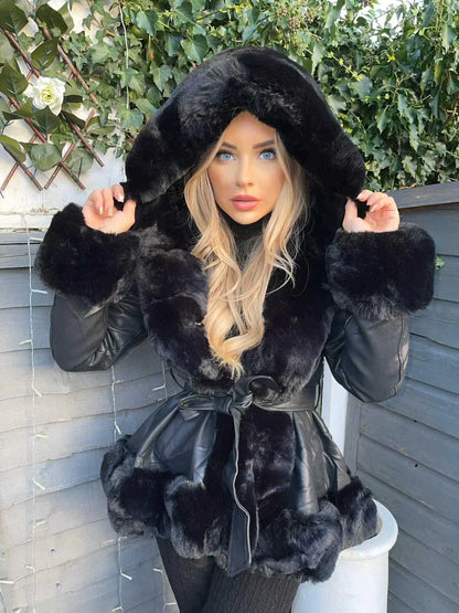 Lina | Chique en comfortabele winterjas voor dames met capuchon