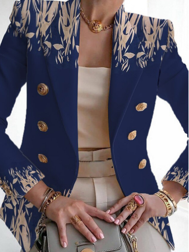 Mia - Populaire bloemenprint kraagloze bovenkleding