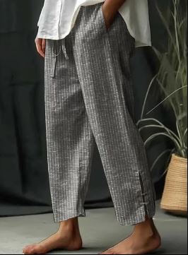 Klassieke gestreepte broek