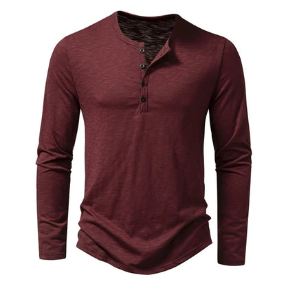 Yannick Bloes | Heren Henley Blouse