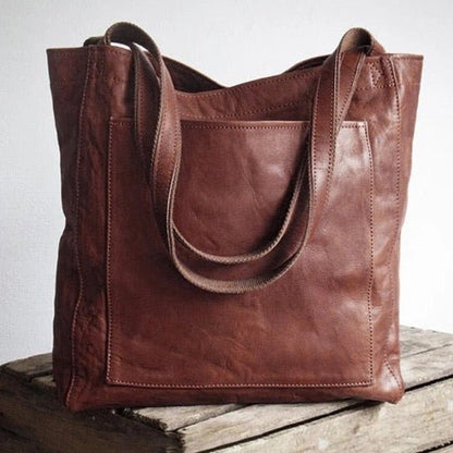 Veda™ - Grote Leren Boodschappentas
