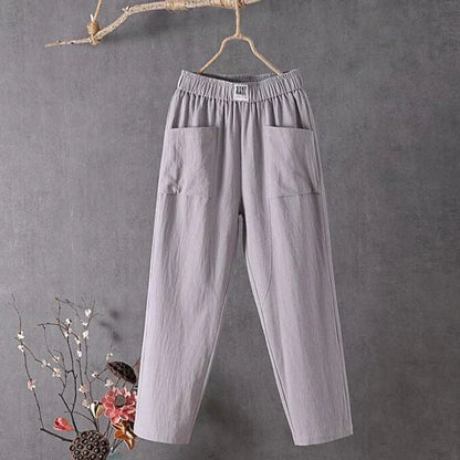 Casual katoenen broek