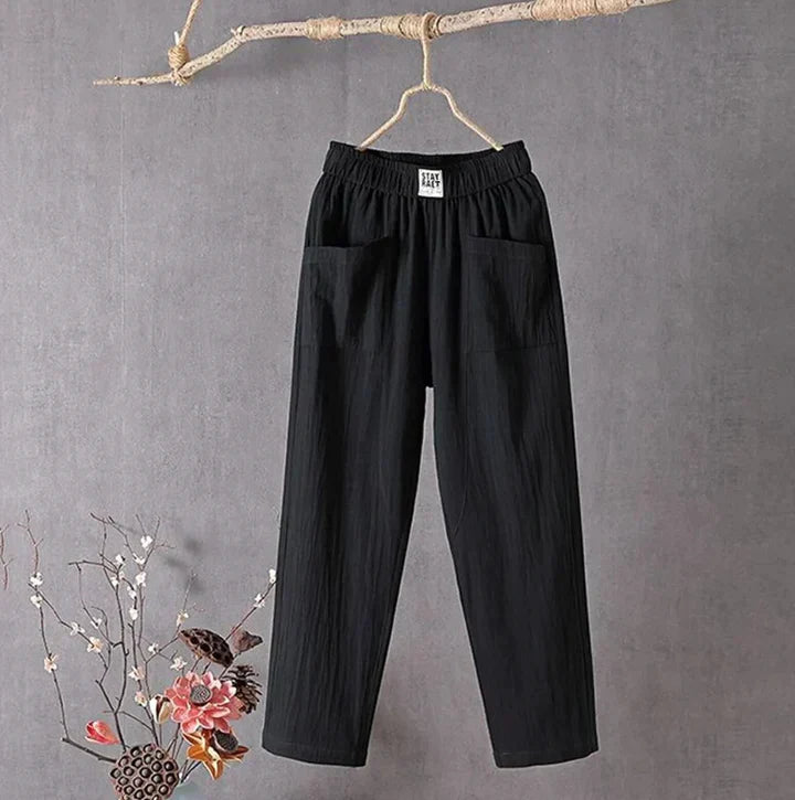 Casual katoenen broek