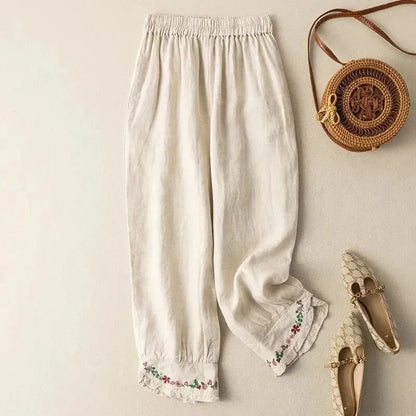 Retro broek in etnische stijl