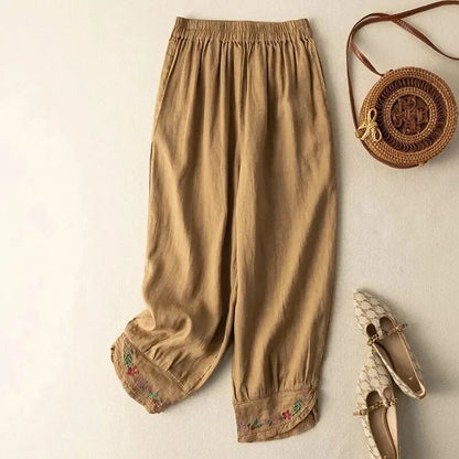 Retro broek in etnische stijl