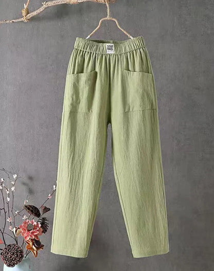Casual katoenen broek
