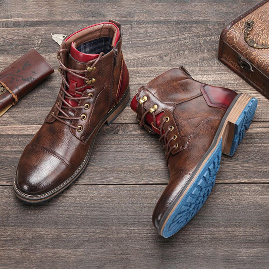 Zenlora | Elegante Artisan Oxford Laarzen