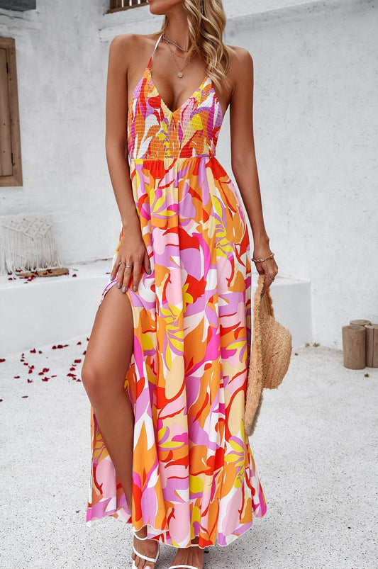Oranje jurk