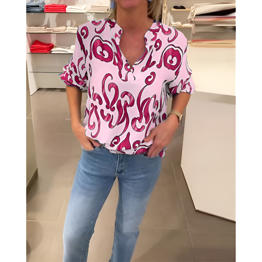 Marlene - Vrolijke zomerblouse