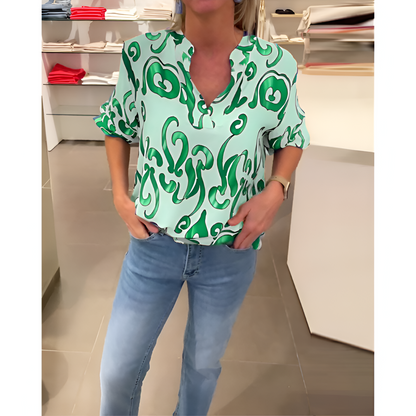 Marlene - Vrolijke zomerblouse