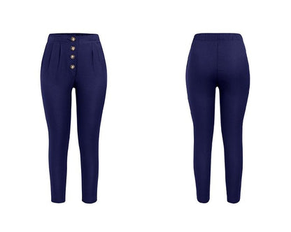 Peggy - Vrijetijdspantalon met hoge taille